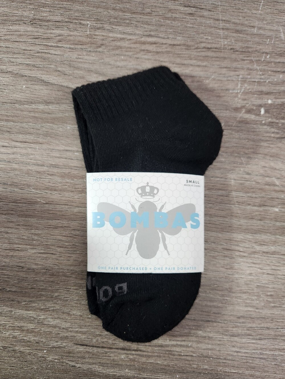 BOMBAS Men's Black Crew Socks